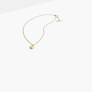 madewell river and thread locket necklace